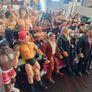 Wrestling Figures And Ring Image 2