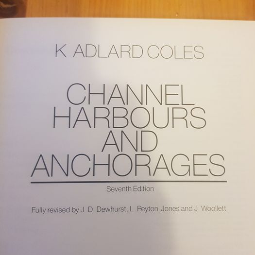 Channel Harbours And Ancorages  K Adlard Coles. Hardback  .
