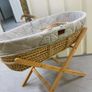 The Little Green Sheep Natural Moses Basket & Stand Bundle Image 3