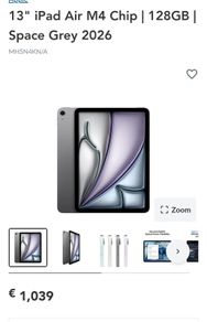 iPad Air 13inch M4 (2026 Model) Brand New Sealed Cost over 1000