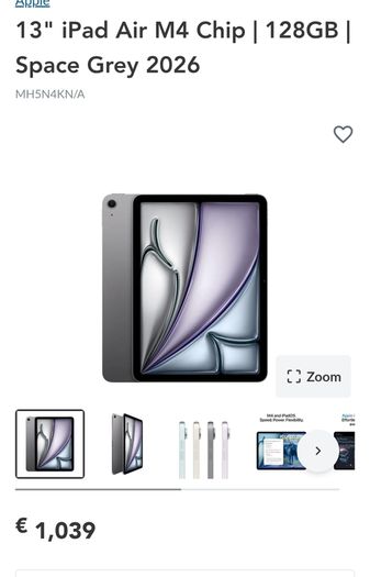 iPad Air 13inch M4 (2026 Model) Brand New Sealed Cost over 1000