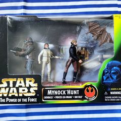 Star Wars Mynock Hunt Power Of The Force Kenner 1998 Chewbacca Princess Leia Han Solo