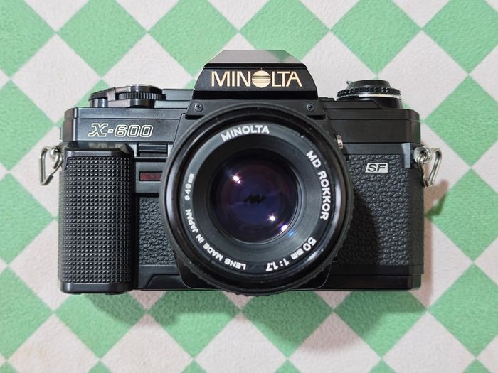 Rare Minolta X-600 SLR (Japan Only) + Minolta MD 50mm f/1.7 Serviced
