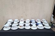 20 china tea cups and saucers postage possible