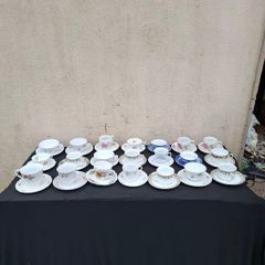 20 china tea cups and saucers postage possible