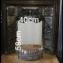Edwardian cast iron fireplace insert Image 10