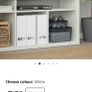 ikea white tv unit Image 7