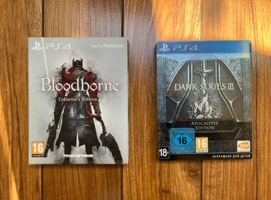 Bloodborne Collector's Edition (PS4) / Dark Souls 3 Apocalypse Edition (PS4)
