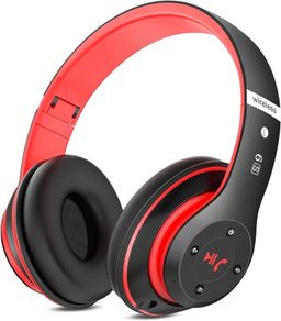 NEW SALE | Bluetooth Headphones Over Ear, 6 EQ Modes Wireless Headphones Over Ear,65 Hours Playtime Foldable Lightweight Wireless Headphones,with Built-in HD Mic, FM, SD/TF for PC/Home