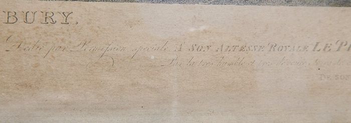 Rare 1817 Pilgrimage To Canterbury Engraving nicely