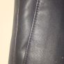 Black Faux Leather Trousers Image 10