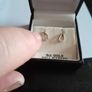 ladies 9ct gold earrings Image 7