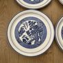Vintage Arklow Pottery Willow Pattern 6 Dinner Plates as New Image 4