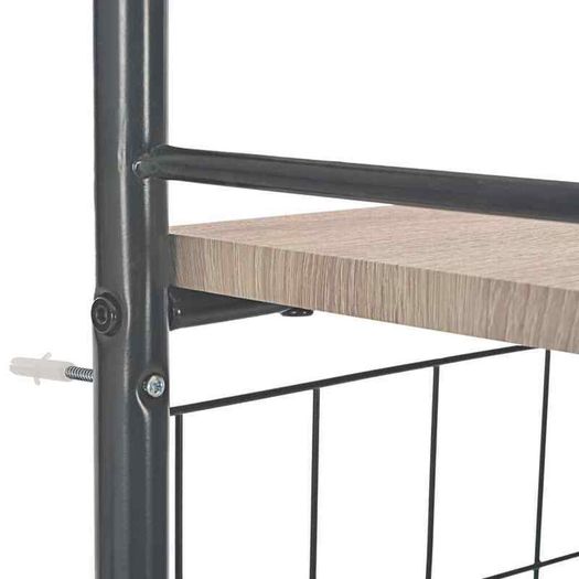 Folding Dining Set 3 Pieces with Storage Rack - Free Delivery Nationwide