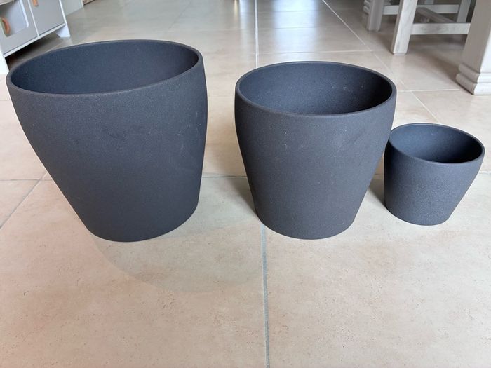 Indoor plant pots set of 3
