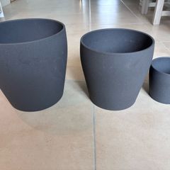 Indoor plant pots set of 3