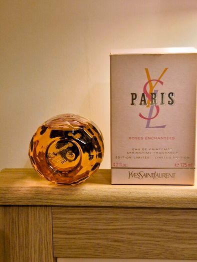 Very Rare Original Vintage Ysl Paris Roses Enchantees 125ml 4.2fl Oz Limited Edition 2005 Eau De Printemps. Discontinued, Highly Collectible, Stored In Original Box