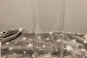Glass vase for flowers etc 30cm