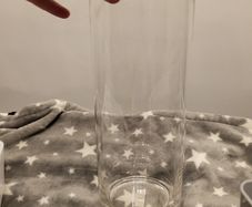 Glass vase for flowers etc 30cm