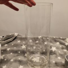 Glass vase for flowers etc 30cm