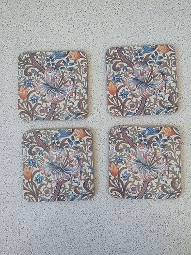 Golden Lilly Coasters