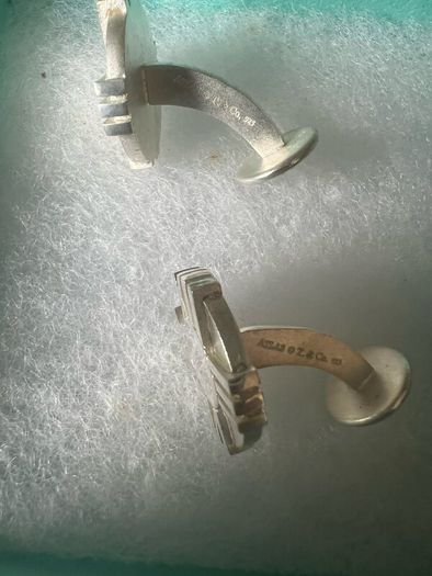 Tiffany silver cufflinks