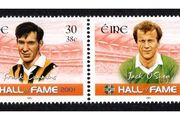 2001 Ireland GAA Hall of Fame (Padraic Carney, Frank Cummins, Jack O'Shea &amp; Nicky Rackard) Commemorative Stamp Mint Never Hinged (MNH)