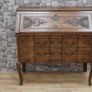 French Louis XV Revival Carved Solid Oak Bureau/Secretary, c.1920s Image 2