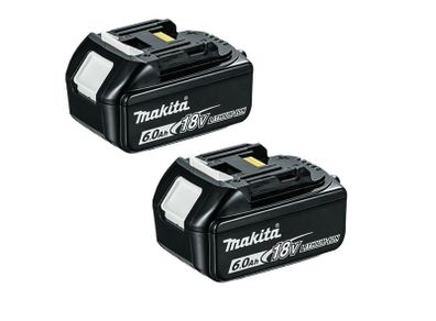Makita BL1860B 18V 6.0Ah LXT Lithium-Ion Battery (Twin Pack)