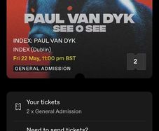 paul van dyk tickets for tonight