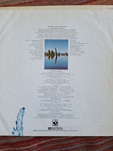 Vinyl Pink Floyd Wish You Were Here