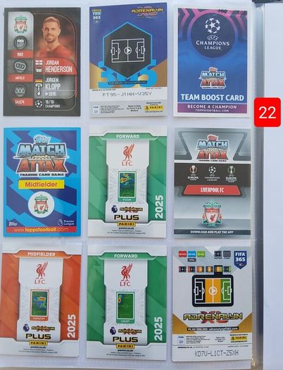 Liverpool Football Cards (limited, Crests, Signature,  Etc)