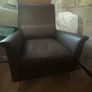 Poltrona Frau Armchair and matching Footstool Image 2
