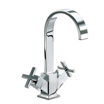 Mayfair Ice Fall Bathroom tap, Mono block + waste Kit
