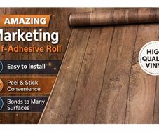 Wood Self Adhesive Roll
