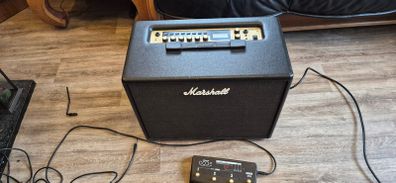 Jackson JS32 Left-Handed Electric Guitar and Marshall Code 50 Amp