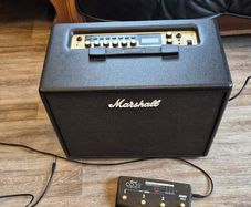 Marshall Code 50 guitar amplifier with footswitch