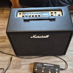 Marshall Code 50 guitar amplifier with footswitch