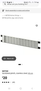 metod ventilated plinth for kitchen cabinet