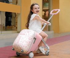 Allek toddler ride on suitcase