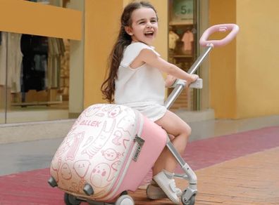 Allek toddler ride on suitcase