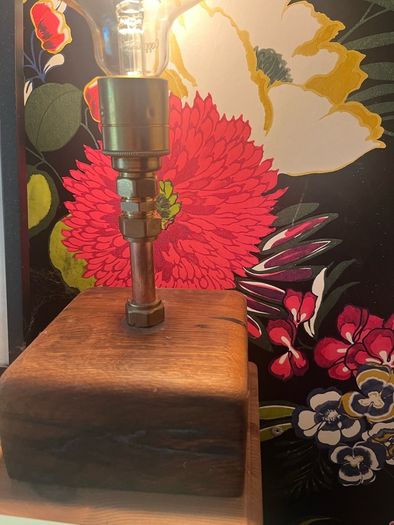 Copperfish Block Lamp