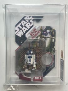 UKG Graded Star Wars Action Figure. 30th Anniversary Collection. R2-D2 With Cargo Net. Graded 90 Gold.