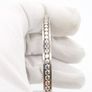 Studded Edge Sterling Silver Bangle Image 5