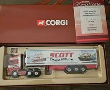 Corgi Scania R Series Topline Fridge Trailer