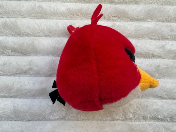 Angry Birds Plush Backpack Clip Red Bird approx. 10 cm. Used Please see photos