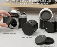M42 Mount Camera Body and Lens Caps