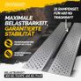 Set Of 2 400 kg Loading Ramp Galvanised Steel Ramps  Non-Slip Surface - Driveway Image 3