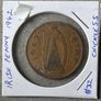 1942 'chickless' Irish Penny - RARE Image 2