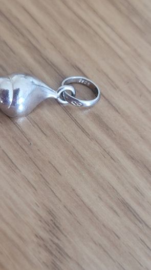 Genuine Links of London Sterling Silver Pearl Seashell Charm